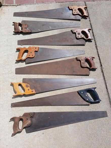 Photo of free 8 handsaws (Ortega Park, Sunnyvale) #1
