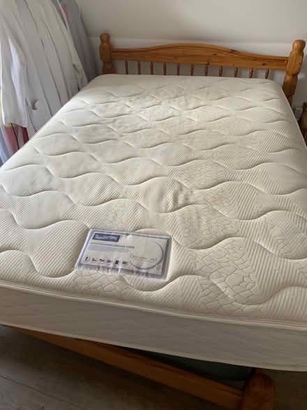 Photo of free Double bed + mattress+ headboard (St Albans AL2) #1