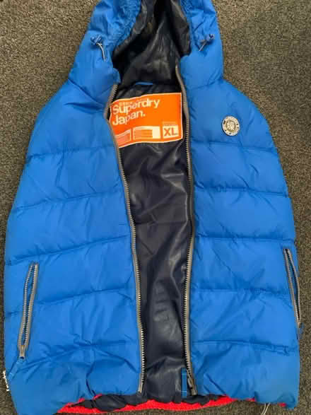 Photo of free Blue hooded body warmer (Shrewsbury) #1