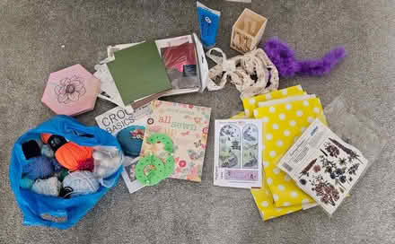Photo of free Selection of craft items, Wool, Books & Stamps (Handforth SK9) #1