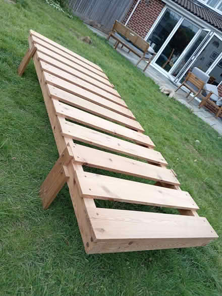 Photo of free Single pine slatted bed base (Garden City OX5) #2