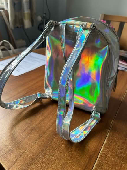 Photo of free Silver sequin rucksack (Bisley Woking GU24) #2