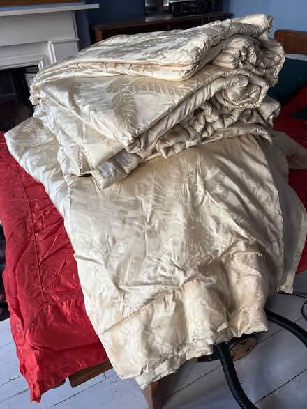 Photo of free 6 silk curtains- for project? (Stapleton. BS16) #1