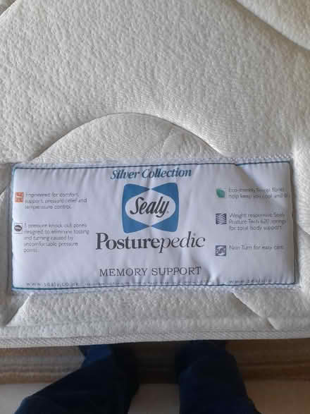 Photo of free King size draw divan with Sealy mattress and headboard. (Morecambe LA4) #1