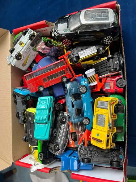 Photo of free Box of assorted toy cars (Sandymount) #1