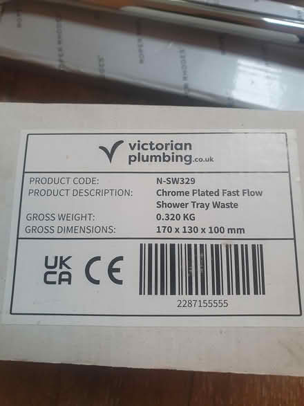 Photo of free Shower arm & tray waste (Twickenham TW2) #2