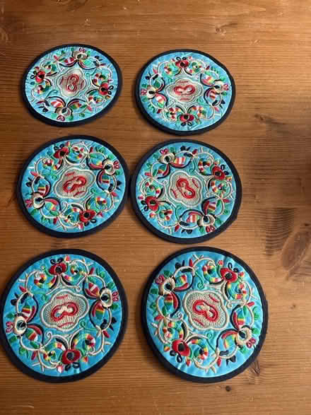 Photo of free Material embroidered patches x 6 (Killinghall HG3) #1