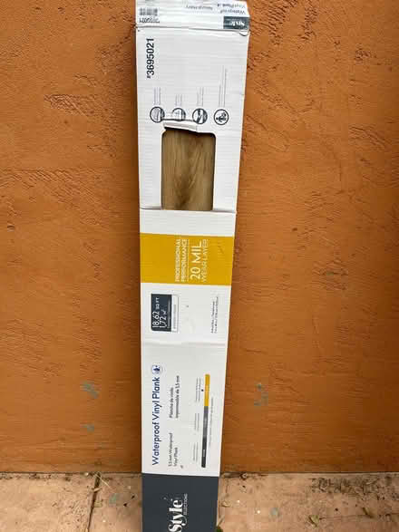 Photo of free Vinyl planks. Almost full box (Saratoga Herriman Ave) #1