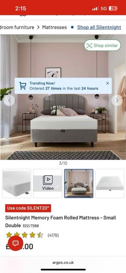 Photo of free Double Mattress (Islington) #1