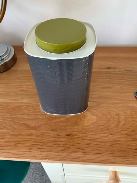 Photo of free Orla kiely tin (Stone Cross BN24) #1