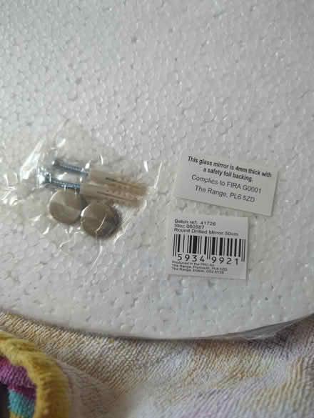 Photo of free 50cm round mirror (Baildon BD17) #3