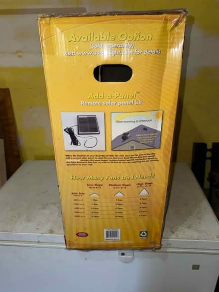 Photo of free Attic Fan Solar (East Brunswick) #3