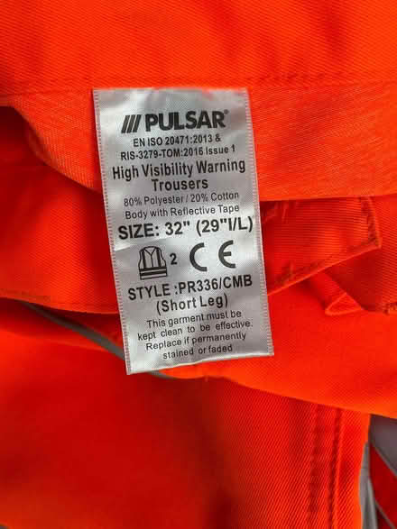 Photo of free High Visibility over trousers (WA15) #2