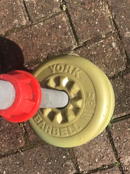 Photo of free Single Barbell with 2 Weights (Leamington Spa (CV32)) #2