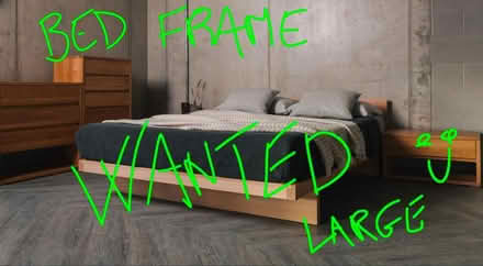 Photo of Large bed frame, king size or more (Osney OX2) #1