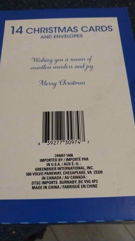 Photo of free Christmas blessings cards (Allen) #2