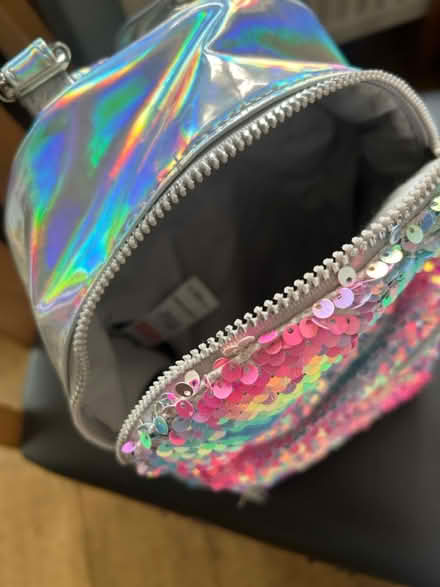 Photo of free Silver sequin rucksack (Bisley Woking GU24) #3