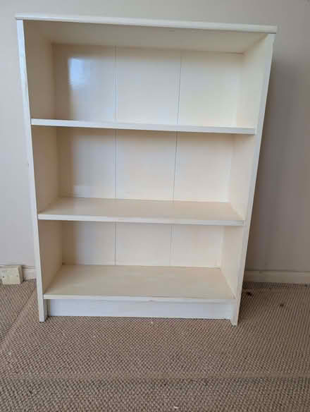 Photo of free Small white book case (Broughton MK10) #1