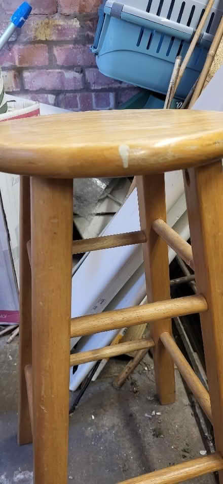 Photo of free High pine stool (Clayton-le-Woods PR25) #2