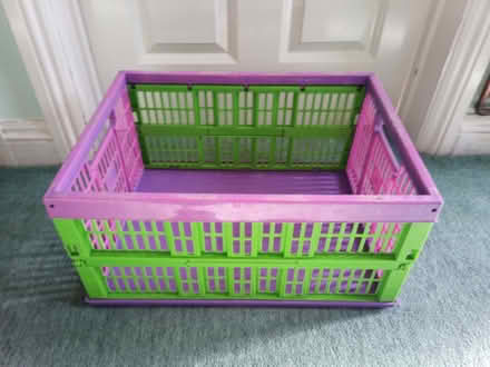 Photo of free Foldable plastic crate (Westbury BA13) #1