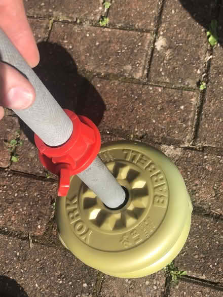 Photo of free Single Barbell with 2 Weights (Leamington Spa (CV32)) #3