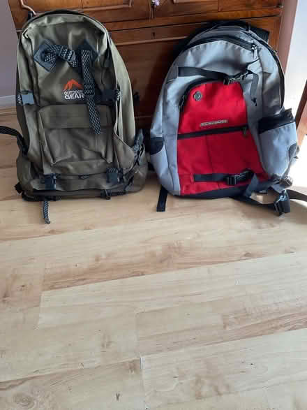 Photo of free 2 x back packs (Flitwick MK45) #1