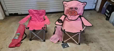 Photo of free 2 kids camping chairs (Boothville) #1
