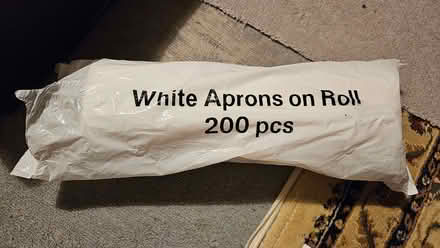 Photo of free Plastic White PPE aprons - approx 200 (Knightsfield AL8) #1