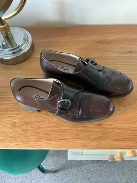 Photo of free Clarks shoes size 5.5 (Stone Cross BN24) #1