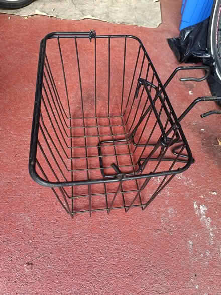 Photo of free Bike basket and hook on bracket (Abingdon-on-Thames OX14) #1