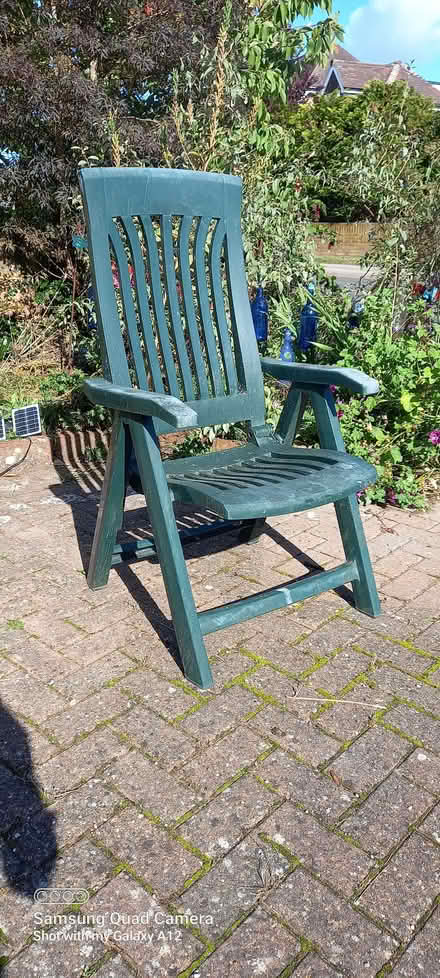 Photo of free Forest green garden chair (Woodley RG5) #1