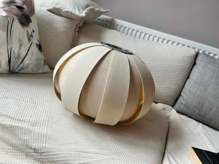 Photo of free Linen fabric ceiling lampshade (South Norwood SE25) #1