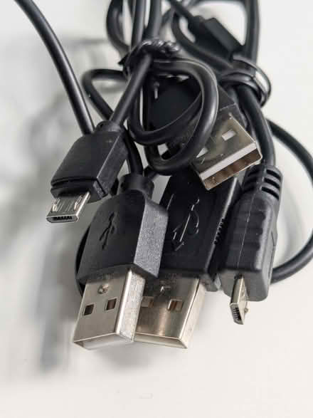 Photo of free micro USB cables x 3 (Harringay Ladder N8) #1
