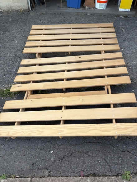 Photo of free POSSIBLY TAKEN Wooden futon base. (Oldfield Park) #1