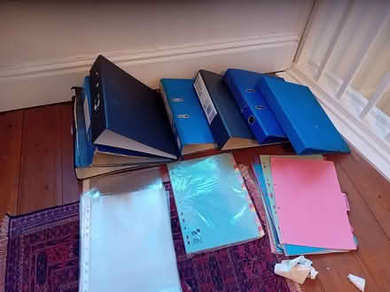 Photo of free Files, dividers and plastic sleeves all A4 (Kingston Hill ST18) #1