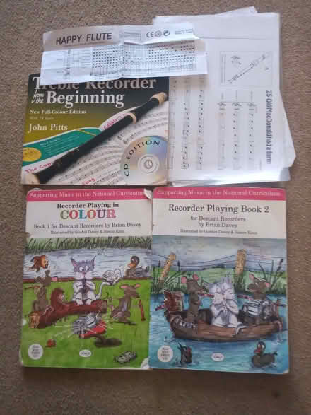 Photo of free Descant recorder books (Milton PO4) #1