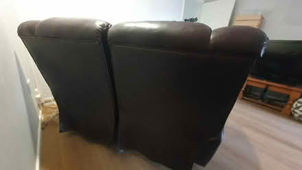 Photo of free 2 seater leather recliner (Hoobrook DY10) #3