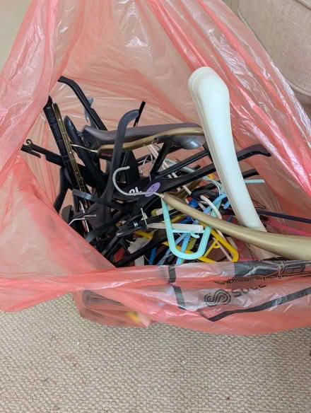 Photo of free Large bags of hangers (Broughton MK10) #1