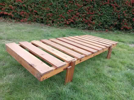 Photo of free Single pine slatted bed base (Garden City OX5) #1