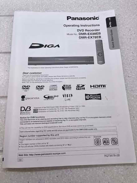 Photo of free Panasonic DVD Recorder (Putney SW15) #3