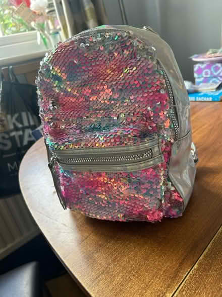 Photo of free Silver sequin rucksack (Bisley Woking GU24) #1