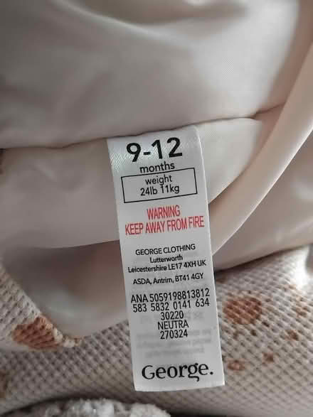 Photo of free All in winter suit . 9 - 12 months (Chapel Allerton LS7) #1