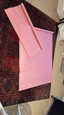 Photo of free Two Pink Roller Blinds (NW10) #1