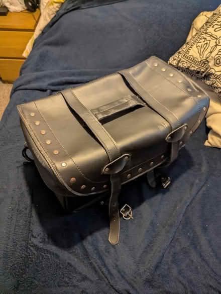 Photo of free Faux leather motorcycle bag (M20 Withington) #1