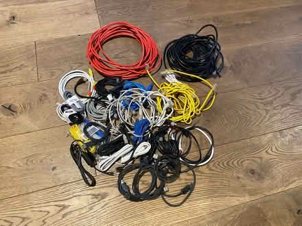 Photo of free Collection of random networking cables (Pinkneys Green SL6) #1