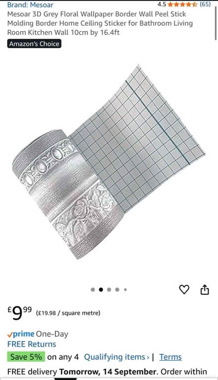 Photo of free Self adhesive wallpaper border (Littlemore OX4) #2