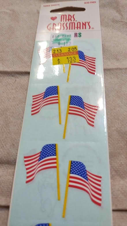 Photo of free USA flag stickers (Allen) #1