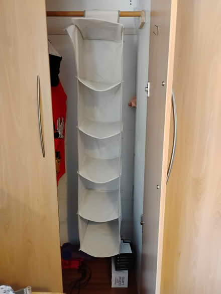 Photo of free Hanging fabric shelves (chesterton CB4) #1