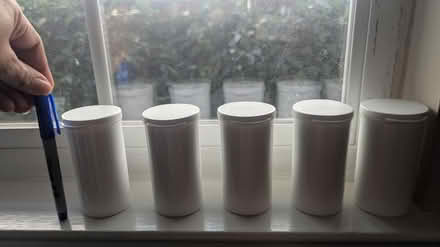 Photo of free Small white containers (Lawrence and el Camino) #1