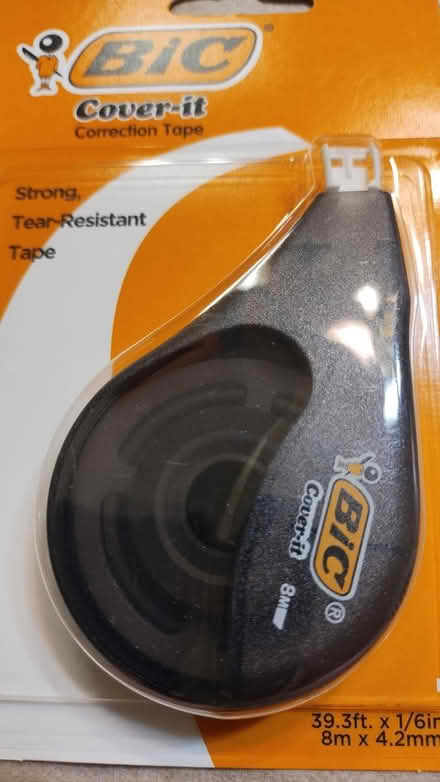 Photo of free Bic correction tape (Allen) #1